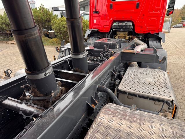Τρίπλευρο ανατρεπόμενο φορτηγό MERCEDES-BENZ 3246 K  Actros 8x4 Meiller  Bordmatik