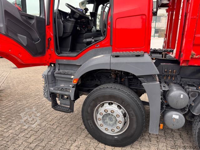 Τρίπλευρο ανατρεπόμενο φορτηγό MERCEDES-BENZ 3246 K  Actros 8x4 Meiller  Bordmatik