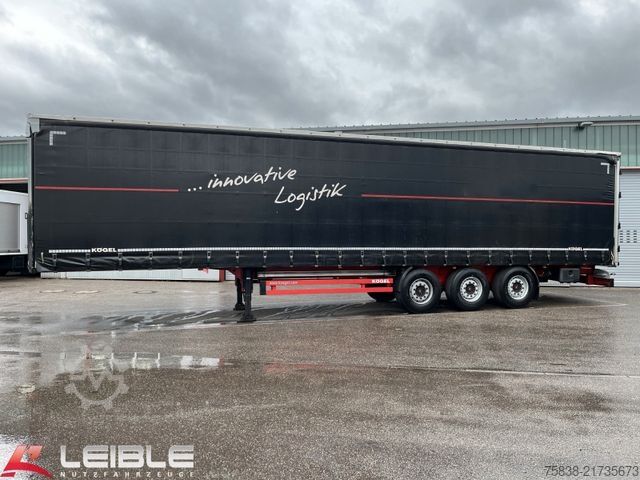 Semi-reboque aberto com lona KÖGEL SN 24*Tautliner*Zertifikat XL*SAF-Achsen*