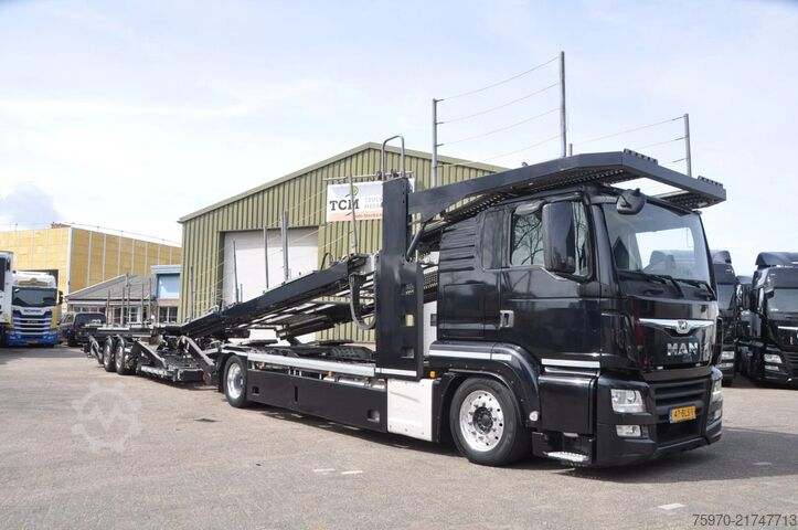 βαν μεταφοράς αυτοκινήτων MAN TGS 18.420 + 2AS GROENEWOLD 2018 AUTO-TRANSPORTER