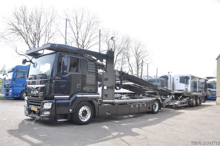 βαν μεταφοράς αυτοκινήτων MAN TGS 18.420 + 2AS GROENEWOLD 2018 AUTO-TRANSPORTER