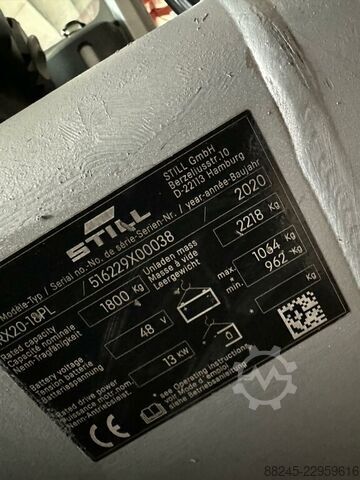 VS-23091 Elektrisk triplex gaffeltruck Still RX20-18PL STILL RX20-18PL