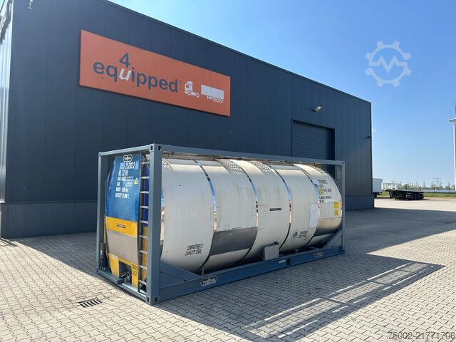 Contentor Van Hool 20FT ISO 25.00L / 2 comp (2x 12.500L) /IMO-1 / ...