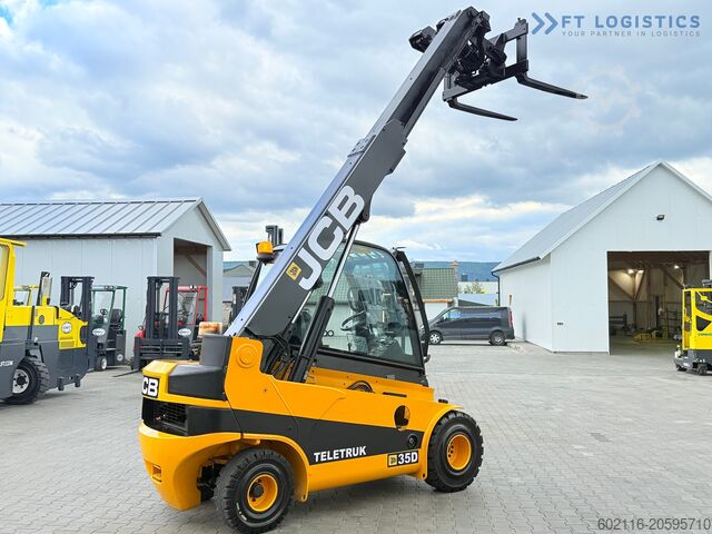 Teleskopický manipulátor JCB TLT35D / DIESEL / CAB / NEW TYRES / 4450