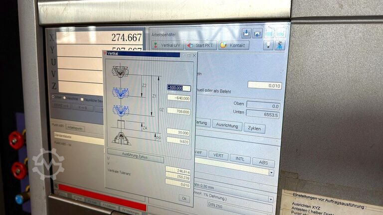 EDM-maskin för sänkning av stansar ONA AX 10