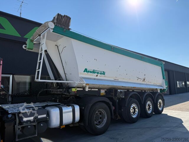 Tippsemitrailer Andreoli 37P Kipper 26cbm ABS