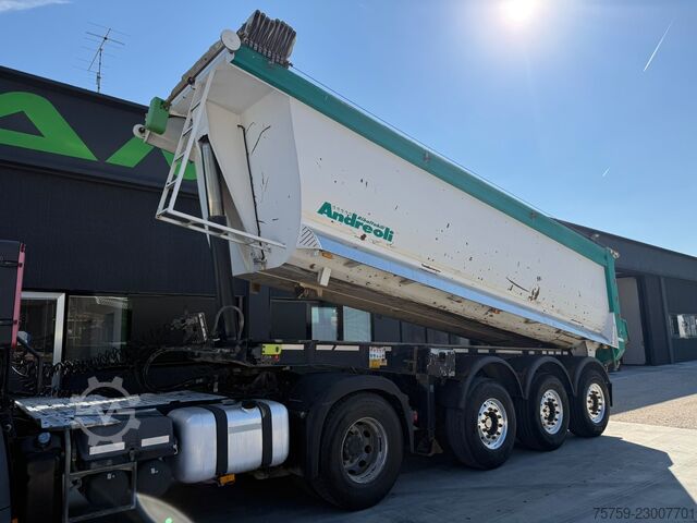 Tippsemitrailer Andreoli 37P Kipper 26cbm ABS