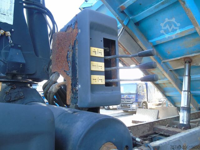 Vrachtwagen met kraan Volvo FM 9.340 + HIAB 122 E4 + TIPPER + MANUAL