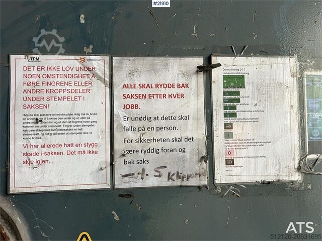 Baumaschine  Durmazlar ys3016 saks til stålplater