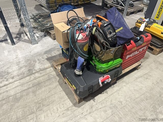 Pequenos equipamentos Pallet 25-Piece Contractor Power Tools - Cutting and Drilling Tools