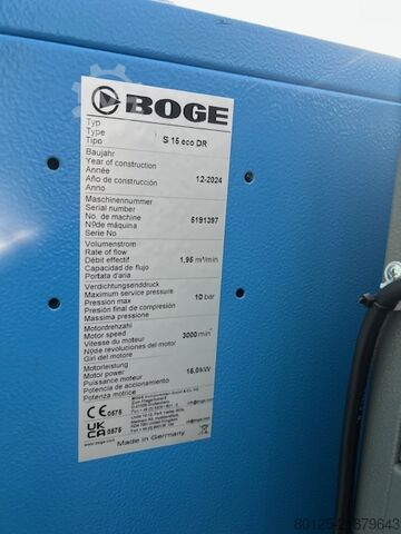 Schraubenkompressor Boge Ecco S15 DR