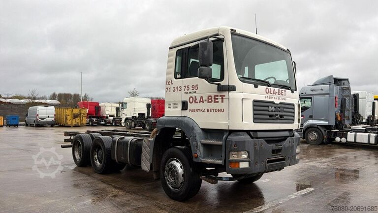 Πλαίσιο με καμπίνα MAN TGA 26.310 (MANUAL PUMP / POMPE MANUELLE / MANU...