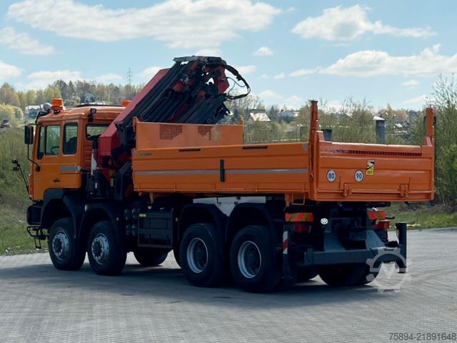 Kipper LKW MAN 35.414 * PALFINGER PK 36002 +FUNK / 8x6