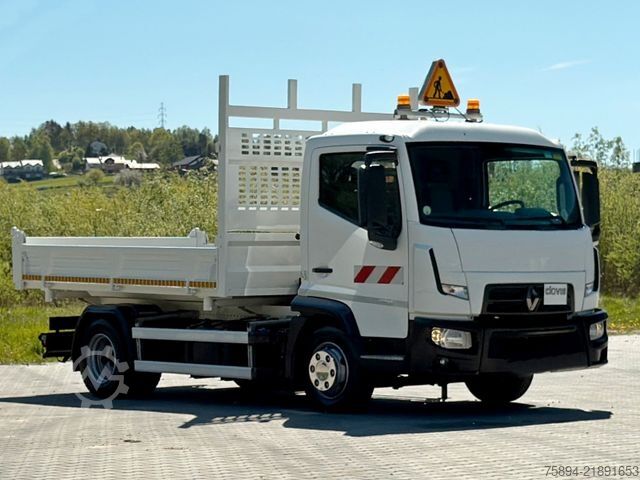 Macara montată pe camion RENAULT D 7.5 *TIPPER 3,25m *MAXILIFT 150 D.2 * TOP!