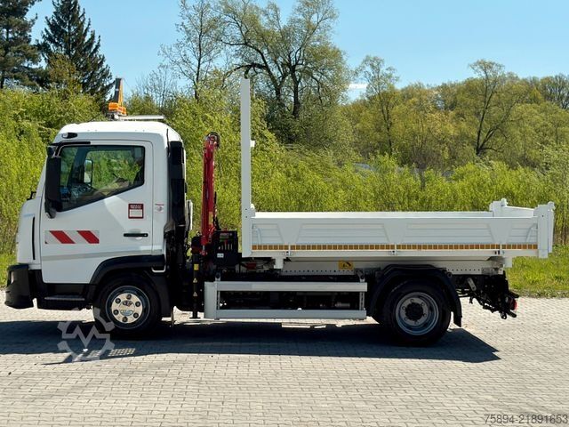 Macara montată pe camion RENAULT D 7.5 *TIPPER 3,25m *MAXILIFT 150 D.2 * TOP!