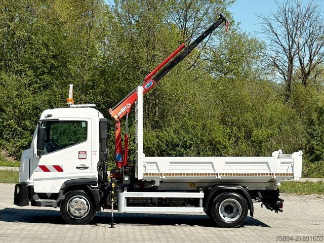 Macara montată pe camion RENAULT D 7.5 *TIPPER 3,25m *MAXILIFT 150 D.2 * TOP!