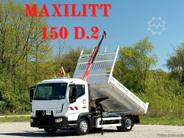 Basculantă RENAULT D 7.5 *TIPPER 3,25m *MAXILIFT 150 D.2 * TOP!