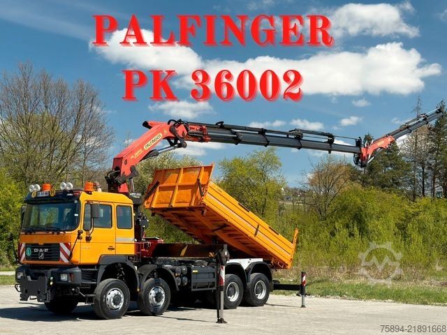 Autokran MAN 35.414 * PALFINGER PK 36002 +FUNK / 8x6