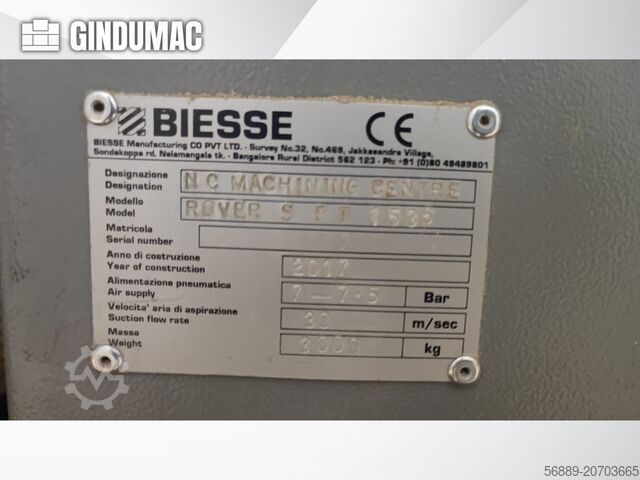 CNC centrum pro obrábění dřeva BIESSE Rover S FT 1536