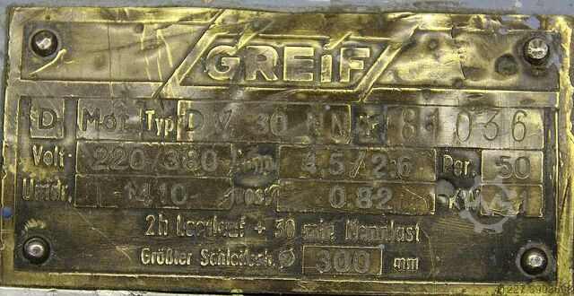 Bankslijpmachine Greif DV30 NN