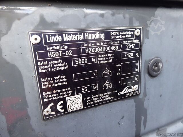 LPG Forklifts Linde H50T-02