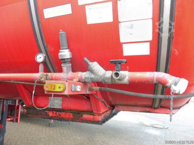 Tankoplegger KÄSSBOHRER Isoliert, Chemie, V2A, 32m³,Kompresor,Alu-Felgen