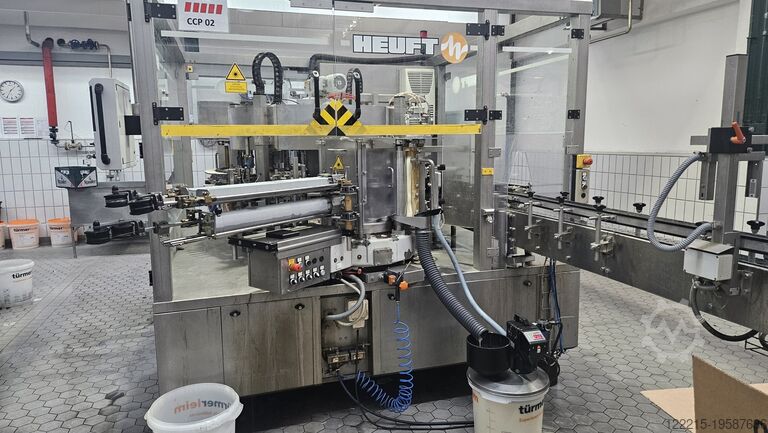 Heuft Tornado W koudlijm / natlijm etiketteermachine (2011) Heuft Kaltleim / Nassleimetikettierer