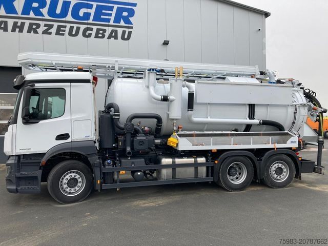 Vacuum tank truck MERCEDES-BENZ AROCS 2546 6x2 / Sauger KRÜGER SSP 14-1 AK
