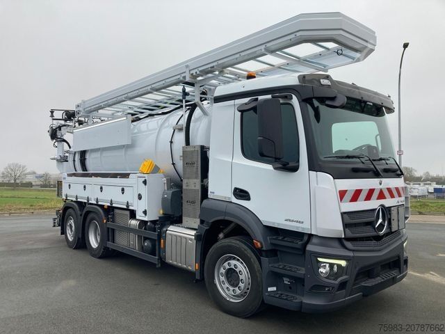 Vacuum tank truck MERCEDES-BENZ AROCS 2546 6x2 / Sauger KRÜGER SSP 14-1 AK