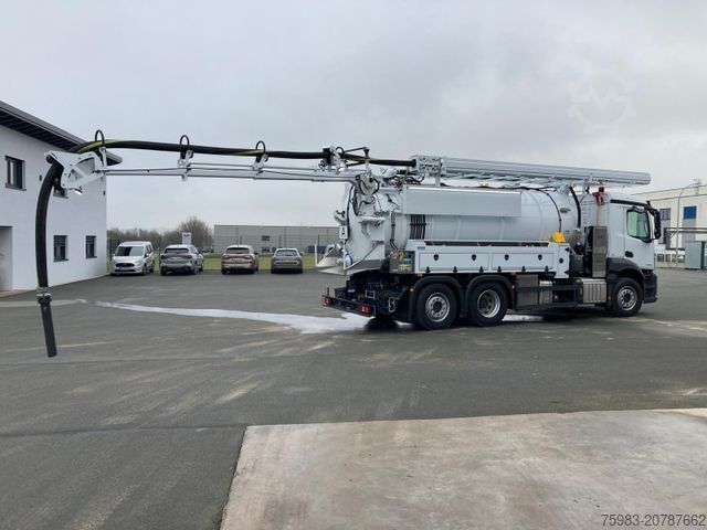 Vacuum tank truck MERCEDES-BENZ AROCS 2546 6x2 / Sauger KRÜGER SSP 14-1 AK