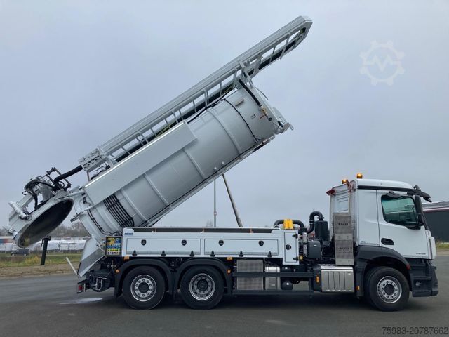 Vacuum tank truck MERCEDES-BENZ AROCS 2546 6x2 / Sauger KRÜGER SSP 14-1 AK