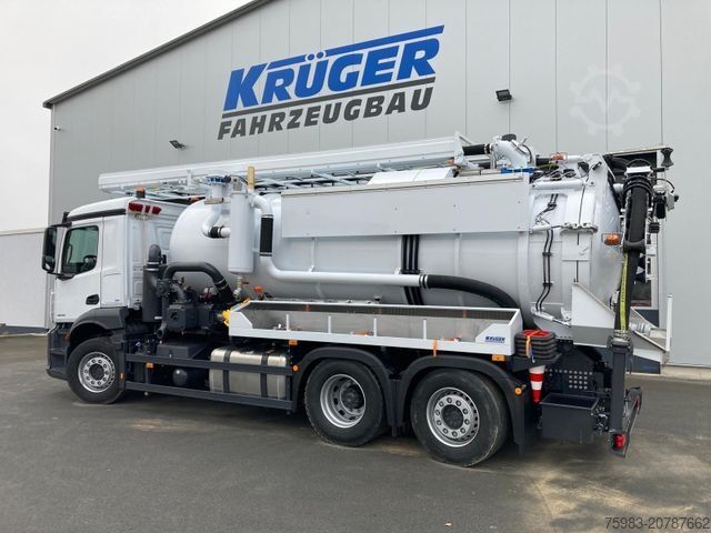 Vacuum tank truck MERCEDES-BENZ AROCS 2546 6x2 / Sauger KRÜGER SSP 14-1 AK