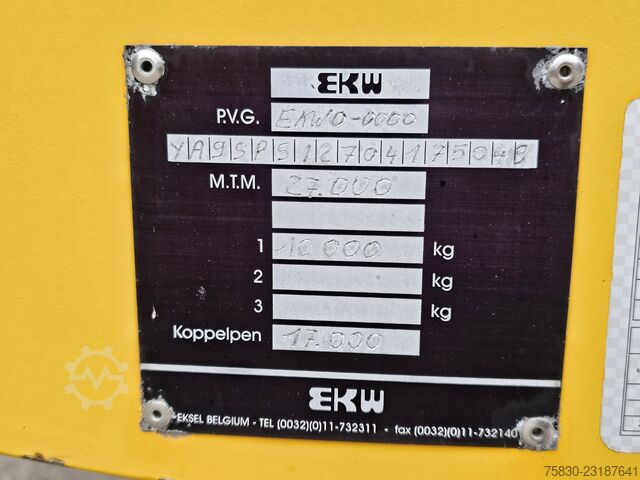 EKW KUIP / LOWBED / STEERING AXLE / TIEFBETT EKW KUIP / LOWBED / STEERING AXLE / TIEFBETT