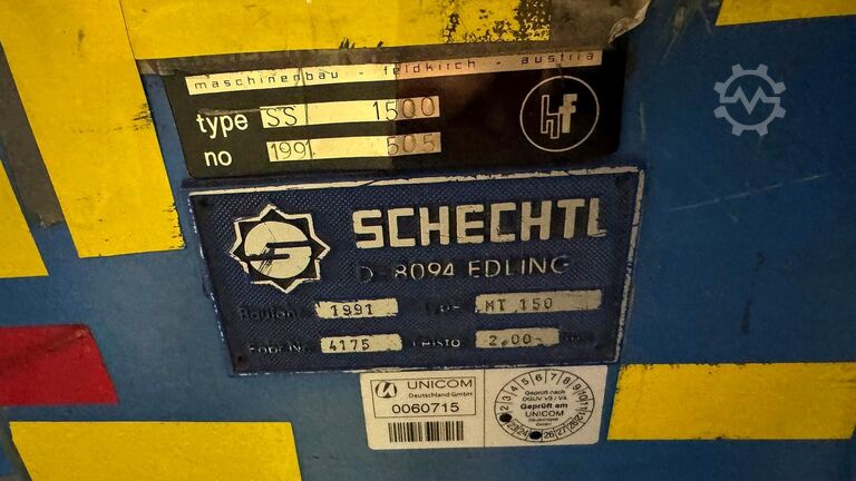 Prostowarka do blachy FORSTNER MST 1500