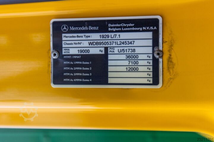 MERCEDES AXOR 1829 L + DHOLLANDIA 3T. Mercedes-Benz AXOR 1829 L+DHOLLANDIA 3T.