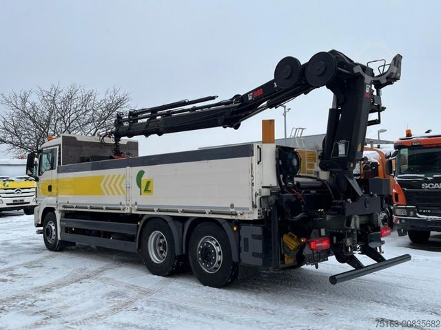 Truck mounted crane MAN TG-S 26.420 6x2 BL Pritsche Heckkran 4xhydr,Hiab