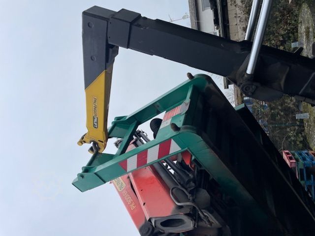 Roll-off tipper truck MAN TG-M 18.290 4x2 Abrollkipper mit Kranmulde