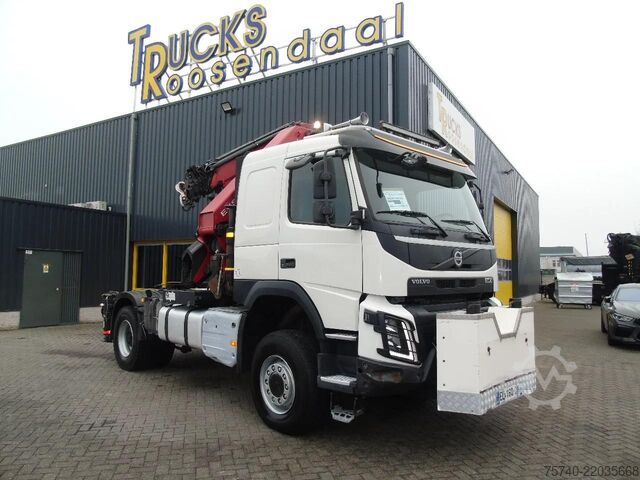Tracteur standard Volvo FMX 500 + 4x4 + HMF 4020 4x + JIB 4x 30 METER +...
