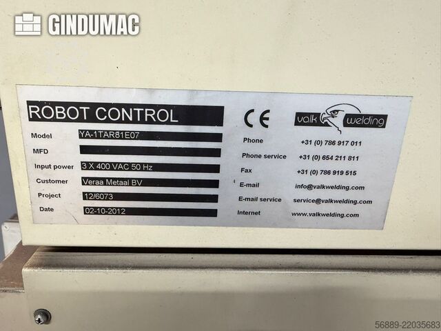PANASONIC TA-1800 robot kaynak hücresi PANASONIC TA-1800 robot welding cell