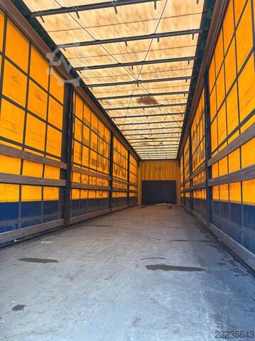 Semirremolque abierto con toldo KRONE SD Profiliner-Ladebordwand-Edscha