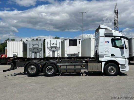 Výměnná nástavba nákladní vůz MERCEDES-BENZ ACTROS 2545 6X2 BDF E6, RETARDER, ALUFELGEN