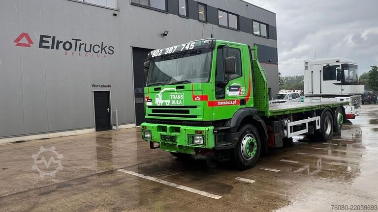 Platte bak Iveco Eurotrakker 260 E 43 (BOITE MANUELLE / 6X2 / LA...