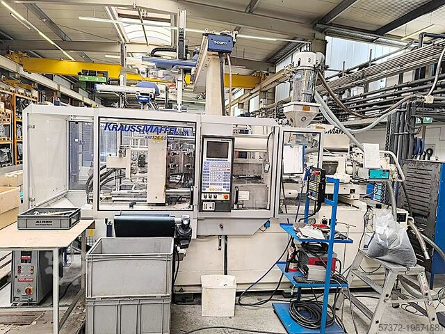 Máquina de moldagem por injecção KraussMaffei KM 50/KM 125