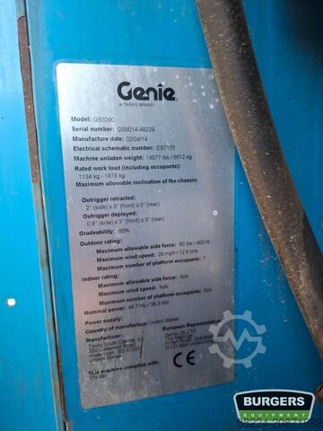 Podnośnik nożycowy Genie GS3390