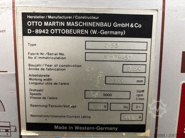 Yüzey planya Otto Martin T 53