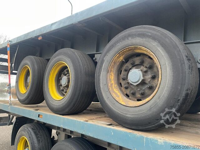 Plattformanhänger Haan OPL 45 Heavy Duty / Rungen-Potholes /BPW / 2x L...