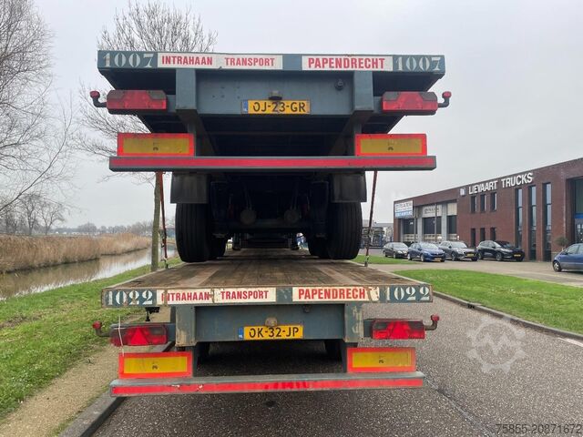 Plattformanhänger Haan OPL 45 Heavy Duty / Rungen-Potholes /BPW / 2x L...