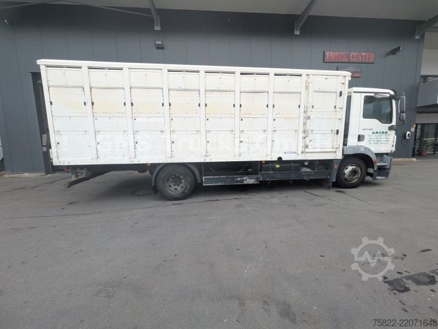 Φορτηγό μεταφοράς ζώων MAN TGM 15.290 / Menke / load 7750kg / E5