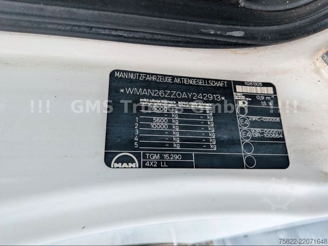 Φορτηγό μεταφοράς ζώων MAN TGM 15.290 / Menke / load 7750kg / E5