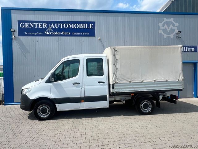 Dubă pick-up MERCEDES-BENZ Sprinter 316 DOKA LANG PRITSCHE PLANE 6-SITZ AHK